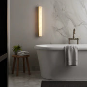 Alabaster Emerson Brass Wall Lamp — image 11
