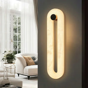 Alabaster Fader Elliptical Wall Lamp — image 8