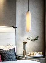 Alabaster Flute Luxury Pendant Light — image 4