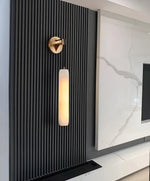 Alabaster Flute Wall Lamp