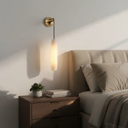 Alabaster Flute Wall Lamp
