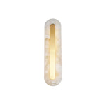 Alabaster Oval Wall Light
