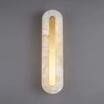 Alabaster Oval Wall Light