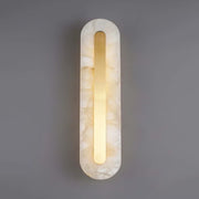 Alabaster Oval Wall Light