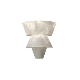 Alabaster Tiered Cone Wall Light — image 1