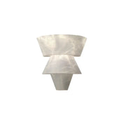 Alabaster Tiered Cone Wall Light — image 20