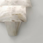 Alabaster Tiered Cone Wall Light — image 27