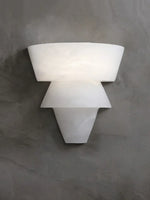 Alabaster Tiered Cone Wall Light — image 21