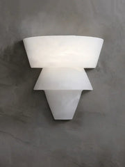 Alabaster Tiered Cone Wall Light — image 21