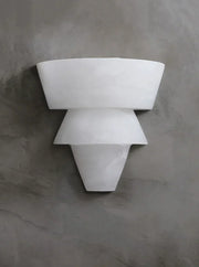 Alabaster Tiered Cone Wall Light — image 22