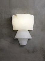 Alabaster Tiered Cone Wall Light — image 23