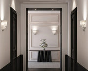 Alabaster Tiered Cone Wall Light — image 17