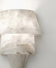 Alabaster Tiered Cone Wall Light — image 26