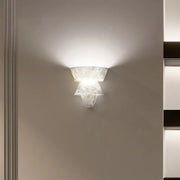 Alabaster Tiered Cone Wall Light — image 15