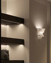 Alabaster Tiered Cone Wall Light — image 18