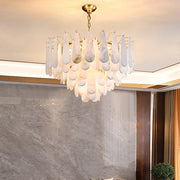 Alabaster Leon Drop Shape Chandelier — image 2