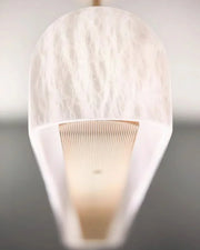 Alabaster Linear Brass Chandelier — image 12