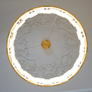 Alabaster Rectangle Annular Chandelier — image 25