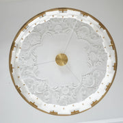 Alabaster Rectangle Annular Chandelier — image 26