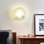Alabaster M Letter Wall Lamp — image 2