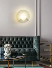 Alabaster M Letter Wall Lamp — image 4