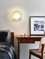 Alabaster M Letter Wall Lamp — image 7