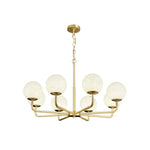 Alabaster Maytoni Erich Brass Chandelier — image 1