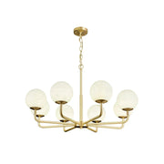 Alabaster Maytoni Erich Brass Chandelier — image 1