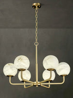 Alabaster Maytoni Erich Brass Chandelier — image 14