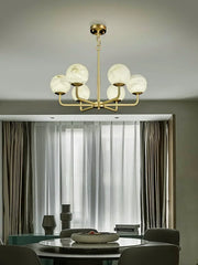 Alabaster Maytoni Erich Brass Chandelier — image 3