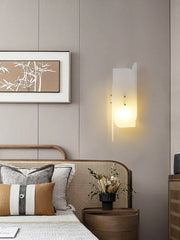 Alabaster Megalith Brass Wall Light — image 7