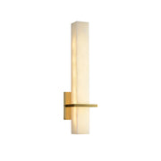 Rectangle Alabaster Milan Wall Sconce — image 1