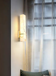Rectangle Alabaster Milan Wall Sconce — image 9