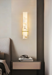 Rectangle Alabaster Milan Wall Sconce — image 4