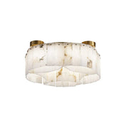 Alabaster Modern Brass Ceiling Lamp — image 1