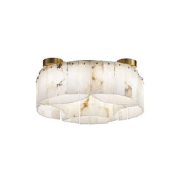 Alabaster Modern Brass Ceiling Lamp — image 1