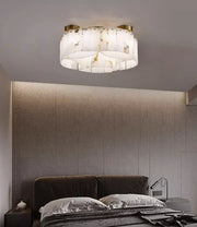 Alabaster Modern Brass Ceiling Lamp — image 5