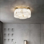 Alabaster Modern Brass Ceiling Lamp — image 3