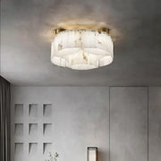 Alabaster Modern Brass Ceiling Lamp — image 3