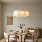 Alabaster Modern Cascade Tiered Chandelier