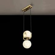Alabaster Modern Copper Pendant Light — image 10
