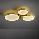 Alabaster Modern Disc Ceiling Light — image 5