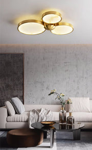 Alabaster Modern Disc Ceiling Light — image 3