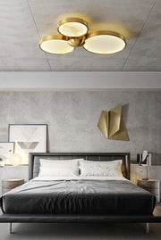 Alabaster Modern Disc Ceiling Light — image 4