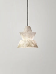Alabaster Modern Hat Shape Pendant Light — image 16