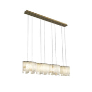 Alabaster Modern Layering Chandelier — image 1
