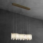 Alabaster Modern Layering Chandelier — image 10