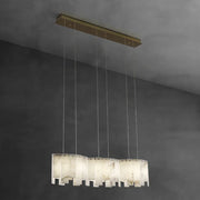 Alabaster Modern Layering Chandelier — image 10