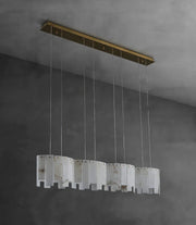 Alabaster Modern Layering Chandelier — image 17
