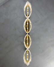 Alabaster Modern Layering Chandelier — image 16